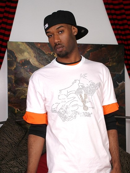 Handsome gay Cuban hottie Santos goes topless and plays with his BBC